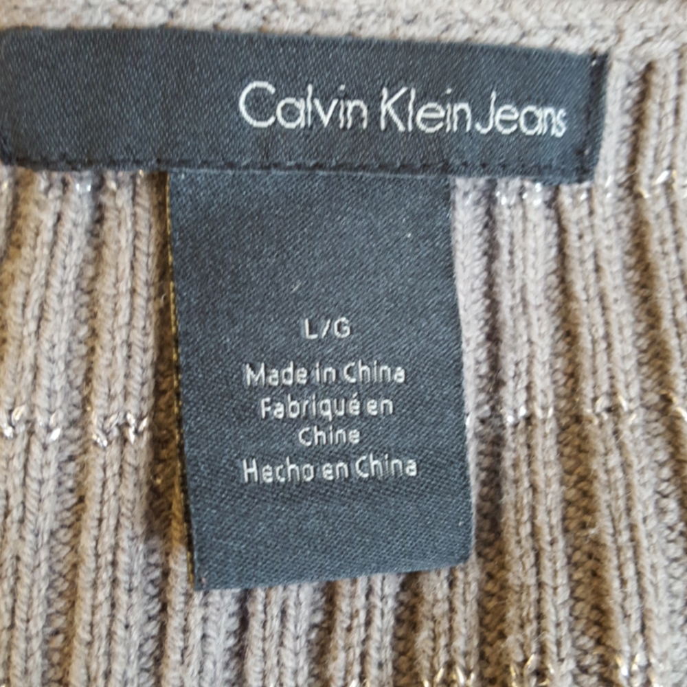 Calvin Klein Jeans tunic sweater L - Picture 5 of 6